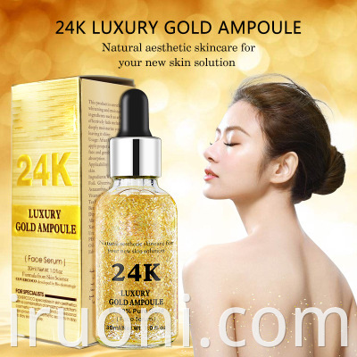 serum face 24k gold